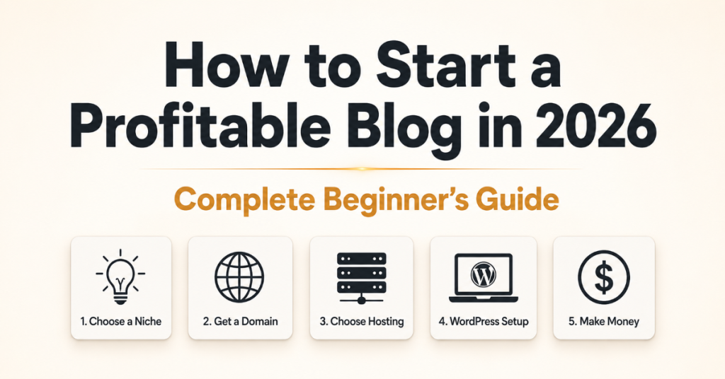 how to start a profitable blog