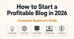 how to start a profitable blog