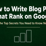 how to write blog posts that rank