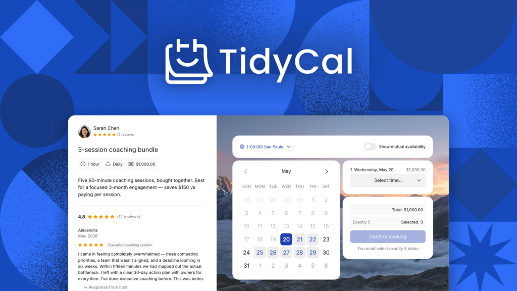 TidyCal vs Calendly